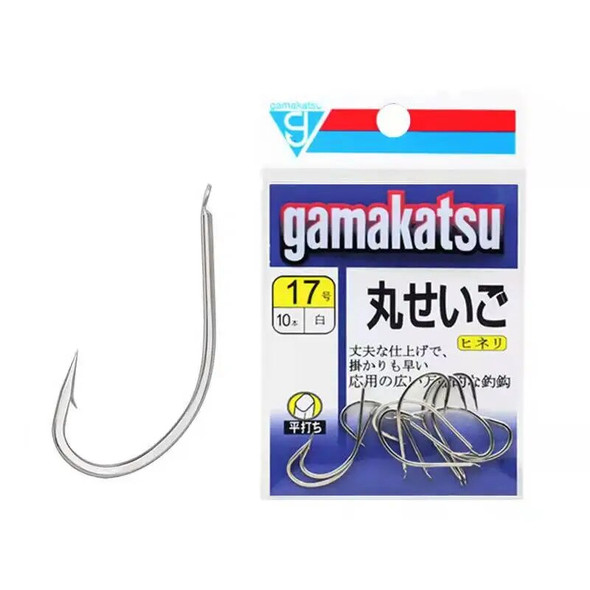 Gamakatsu Barbed Fishing Hooks High Strength Ultrapoint Sharpened White Fishhooks Carp Stream Sea Hooks Fishing Tackles Pesca