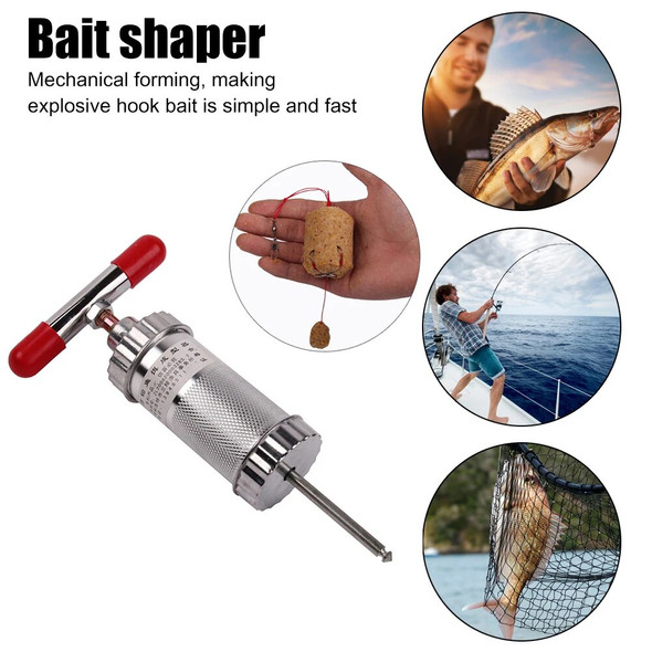 Portable Fishing Portable Tackle Outdoor Fish Hook Lure Bait Forming Mold Device Carp Fishing Tackles