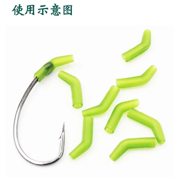 1000PCS Carp Fishing Accessories Anti Tangle Tubing Hook Swivel Connector Fishhooks Fishing Line Protection Goods Tackle Pesca