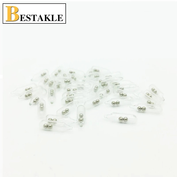 Best ankle 1000pcs lunaluo Fishing Lure Glass Rattles Insert Tube Rattles Shake Attract Fly Tie Tying Soft Lure Free shipping