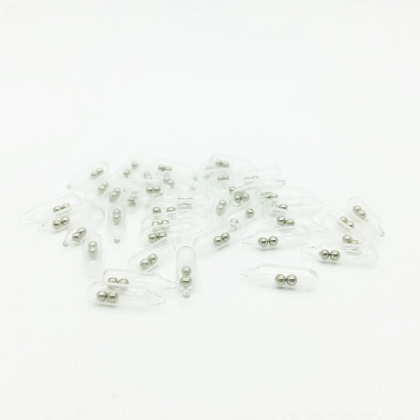 Best ankle 1000pcs lunaluo Fishing Lure Glass Rattles Insert Tube Rattles Shake Attract Fly Tie Tying Soft Lure Free shipping