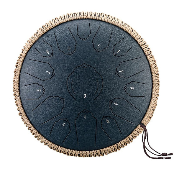 Hluru Music Drum 15 Notes Glucophone Steel Tongue Drum 13 14 Inch 15 Notes Ethereal Drum Yoga Meditation Percussion Instruments