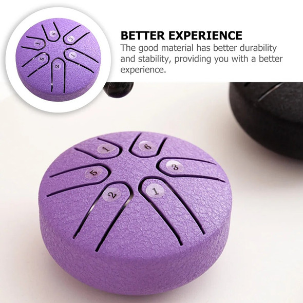 Steel Tongue Drum Set - Ethereal Hand Percussion Instrument for Kids and Adults with Mini Size for Yoga and Meditation Music