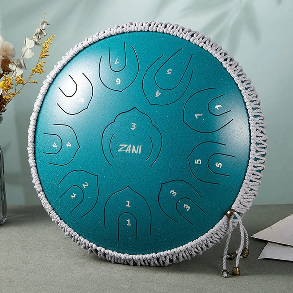 Steel Tongue Drum 14 Inch 19 Notes C Key Music Drum 12 Inch 17 Notes C Key Ethereal Drum Yoga Meditation Percussion Instrument