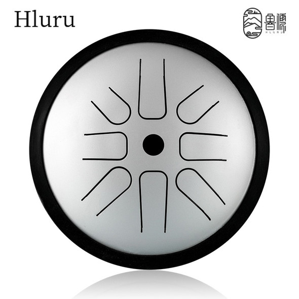 HLURU Glucophone Steel Tongue Drum 6 Inch 8 Notes C Tone D Tone Music Drum Ethereal Drum Yoga Meditation Percussion Instrument