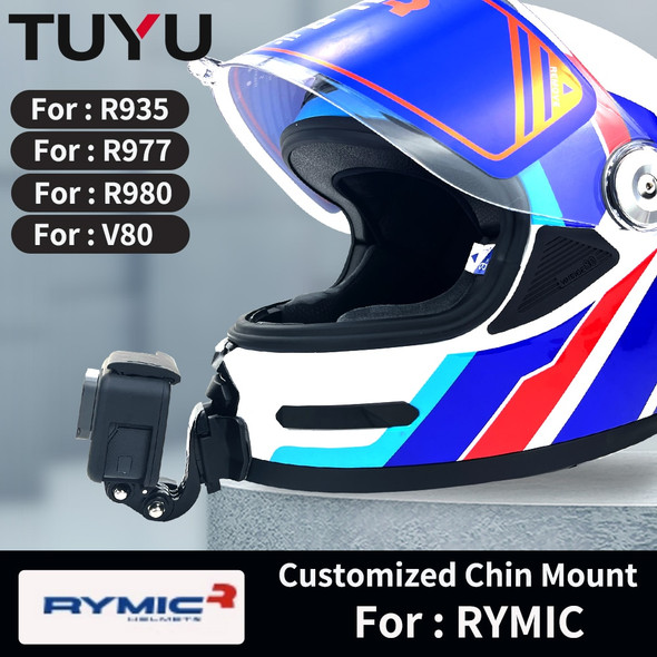 For RYMIC R935 977 980 V80 Motorcycle Customized Helmet Chin Mount for