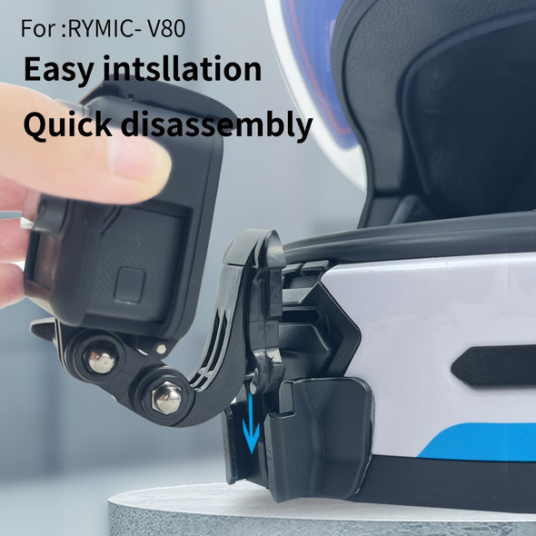 For RYMIC R935 977 980 V80 Motorcycle Customized Helmet Chin Mount for