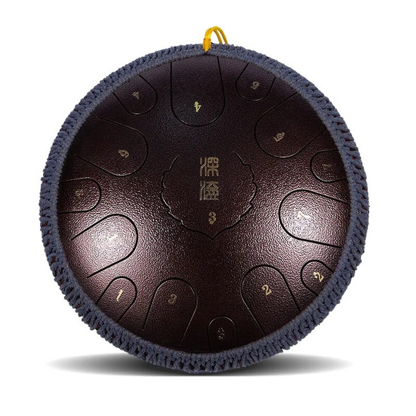 14 Inch 15 Tone Ethereal Drum Percussion Instruments Retro Steel Tongue Drum Music Drums Professional Music Instruments Handpan