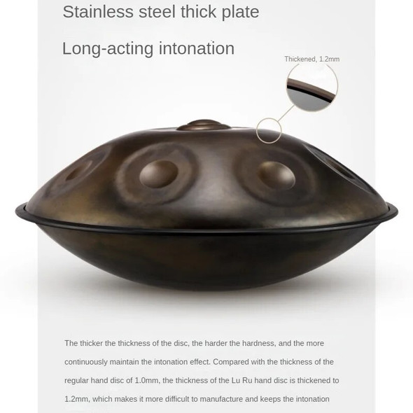 Chakra Sound Healing Tongue Drum Hangdrum Instrument Children's Hluru Tambor Tongue Drum Relaxation Musical Instruments