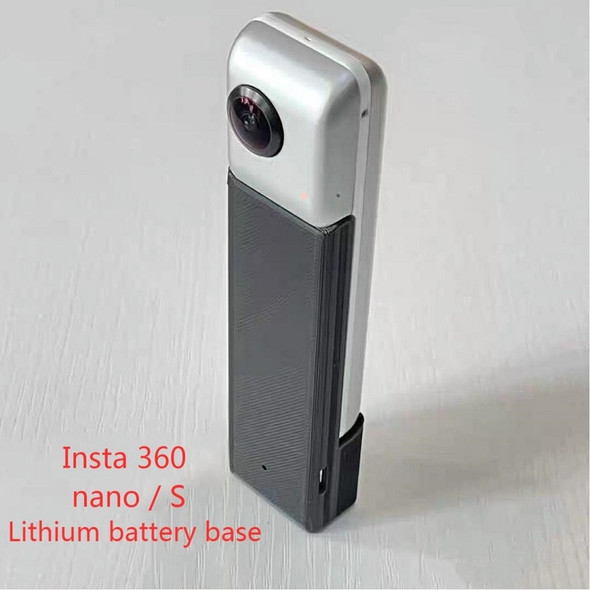Insta360 Nano S Panoramic Camera Lithium Battery Base Lens Cap Adapter