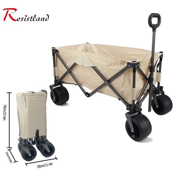 2023 New Folding Cart Portable Foldable 150L Large Capacity Multifunction Cart Outdoor Camping Table Light Wagon BBQ Trolley