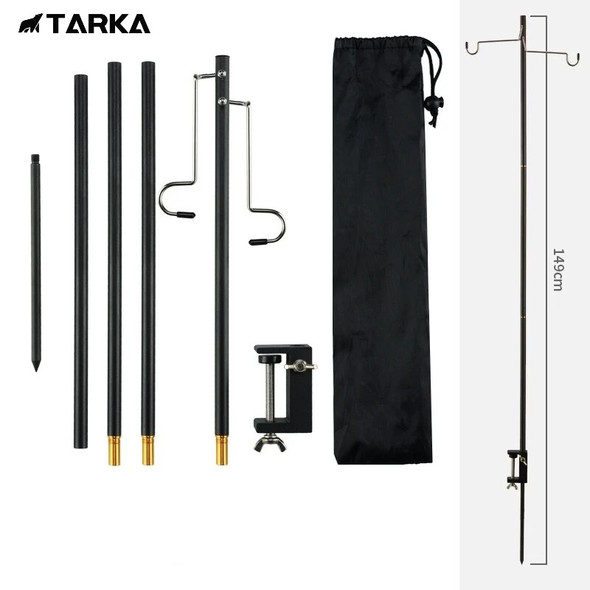 TARKA Tabletop Lantern Stand Camping Lantern Hangers Tourist Light Shelf Lighting Brackets Hanging Lantern Holder Outdoor Tools