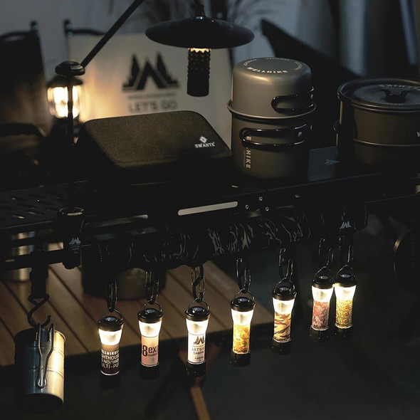 Camping Lights 35LM-85LM Brightness Emergency Light Last Up To 150h Type C Charging Lantern with Storage Bag for Hiking Climbing