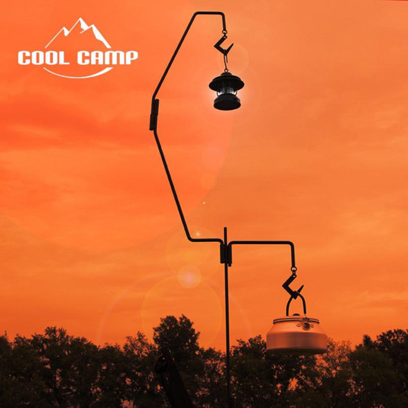 COOLCAMP Portable Lamp Stand Hook Folding Lantern Post Pole Collapsible Hanging Light Holder Outdoor Camping Fishing Supplies COOLCAMP Portable Lamp Stand Hook Folding Lantern Post Pole Collapsible Hanging Light Holder Outdoor Camping Fishing Supplies