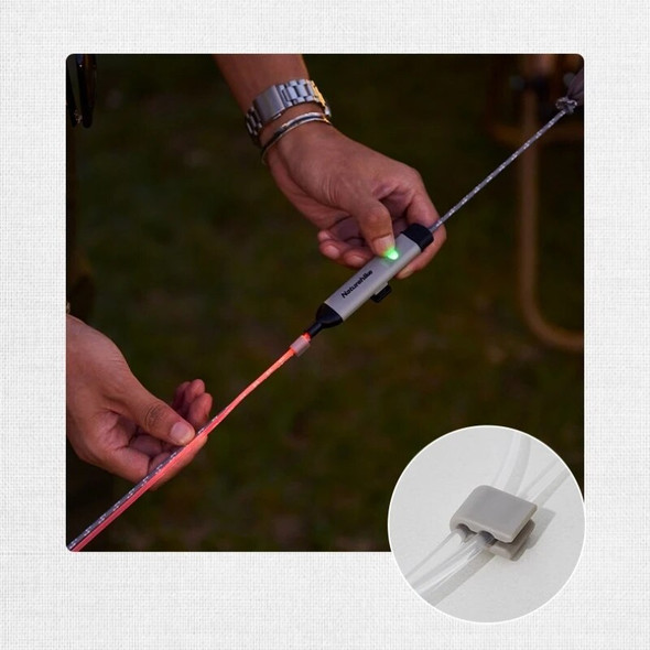 Naturehike Outdoor Wind Rope Light Portable Waterproof Camping Light Rechargeable Tent Ambiance Lights Camping Decorative Light