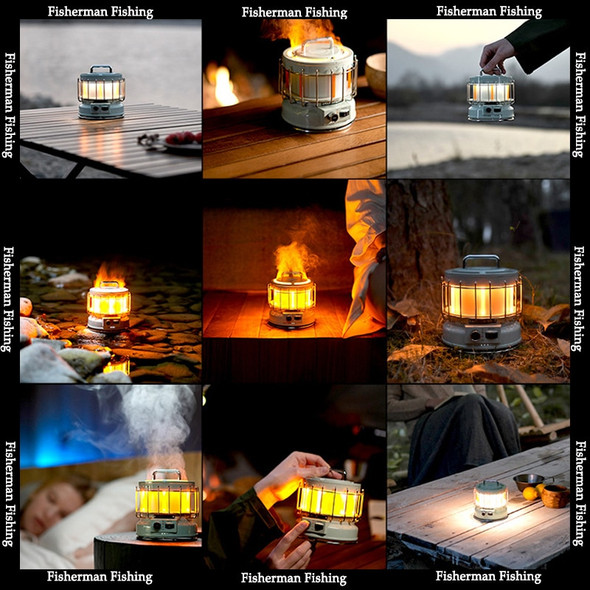 Flextail Fishtail Outdoor Camp Lamp Aromatherapy Humidifier Retro Atmosphere Lamp Camping Lighting Led Lamp Waterproof