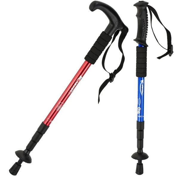 Conway HKT001Custom Walking Stick Trekking Poles Telescopic Baton Aluminum Camp Hiking Poles Crutches Walking Cane