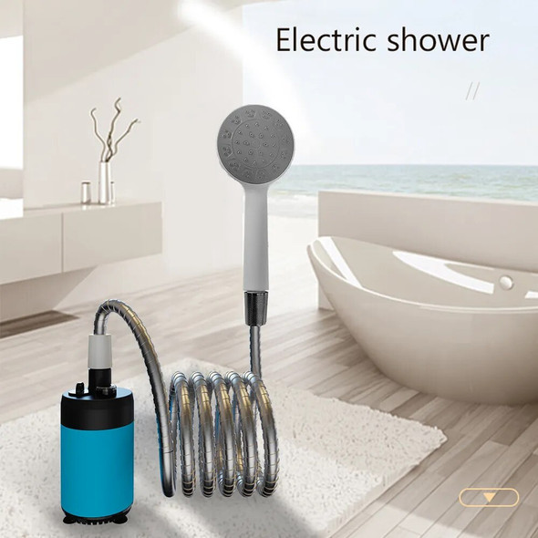 Portable Shower Outdoor Camping Shower Handheld Electric Shower Battery Powered Compact Handheld Rechargeable Camping Showerhead Portable Shower Outdoor Camping Shower Handheld Electric Shower Battery Powered Compact Handheld Rechargeable Camping Showerhead