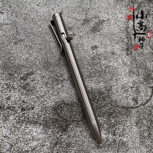 Titanium Alloy Bolt Pen Signature Pen Stationery Writing Multi-functional Portable Outdoor Tools Titanium Alloy Bolt Pen Signature Pen Stationery Writing Multi-functional Portable Outdoor Tools