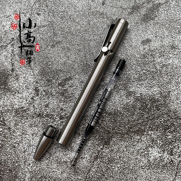 Titanium Alloy Bolt Pen Signature Pen Stationery Writing Multi-functional Portable Outdoor Tools