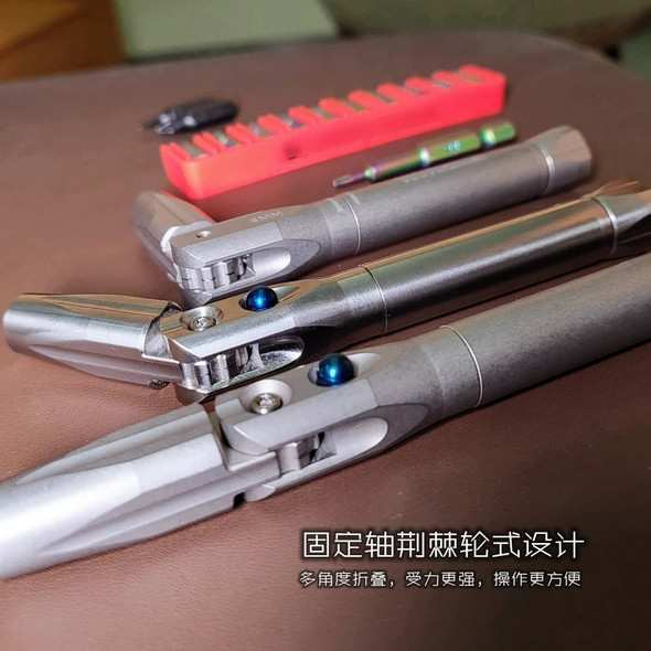 EDC Titanium Alloy Screwdriver Portable Gadget Cross Bit Riding Equipment Outdoor Camping Multi-functional Gear EDC Pocket Tools