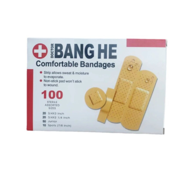 100Pcs/Pack Waterproof Wound Adhesive Paster Medical Anti-Bacteria Band Aid Bandages Sticker Home Travel First Aid Kit Supplies