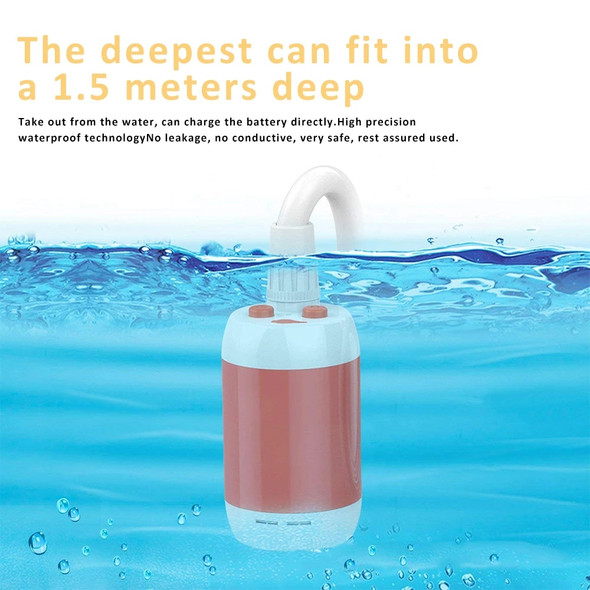 Portable USB Shower Water Pump USB Rechargeable Shower Head Nozzle Handheld Camping Shower Washer Faucet Camp Travel Outdoor Kit