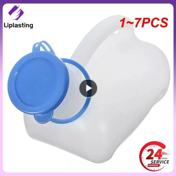 1~7PCS Portable Plastic Mobile Urinal Toilet Aid Bottle Outdoor Camping Car Urine Bottle For Women Men Journey Travel Kit