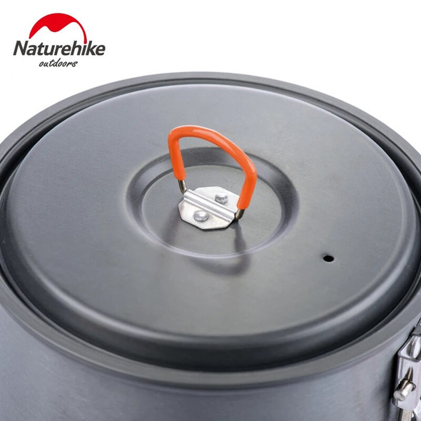 Naturehike 2-3 Person Non-stick Picnic Pot And Pan Camping Pot Outdoor Kitchenware Tableware Folding Cookware Travel kits
