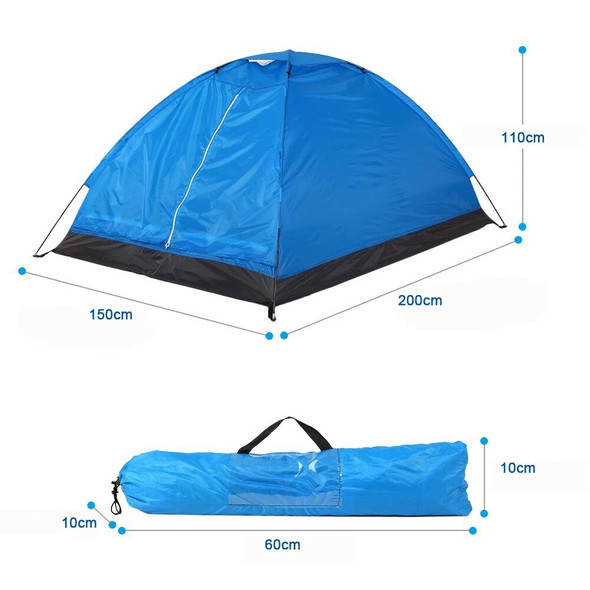 Camping Tent Travel 2 Person Camping Tent Easy Set-Up Lightweight Garden Sun Shield Outdoor Hiking Camping Supplies Camping Tent