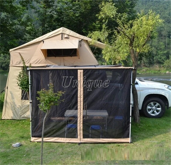 Foldable Soft Shell Offroad Van Truck Tent, Family Camping Car Roof Top Tent, 4-6 Person Foldable Soft Shell Offroad Van Truck Tent, Family Camping Car Roof Top Tent, 4-6 Person
