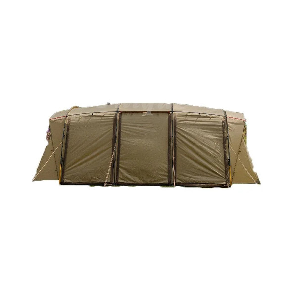 Portable Tunnel Tent for Outdoor Camping, Anti-Storm, Luxury, 2 Room, One Hall, 5-8 Person