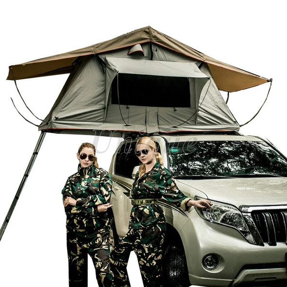 Roof Top Tent for 2 Person, 1.6m Width, Vehicle Side Awning, Suv Car Trailer, Outdoor Hard Shell Tent