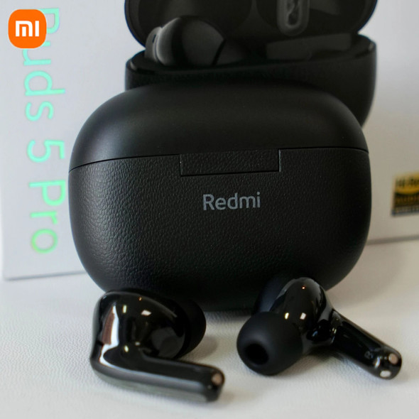 Xiaomi Redmi Buds 5 Pro Earphone TWS Wireless Bluetooth Earbuds 52dB Noise Cancelling Mic Headphone Headset 38H Battery Life