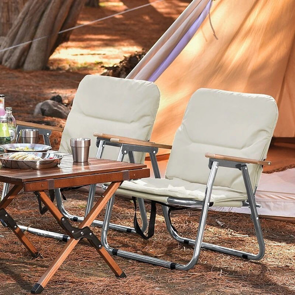 Outdoor folding chair portable lunch break backrest leisure lounge chair camping beach chair fishing stool ergonomic chair