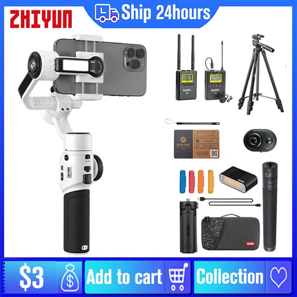 Zhiyun Smooth 5s Smooth 5 3 Axis Handheld Gimbal for iPhone Samsung 
