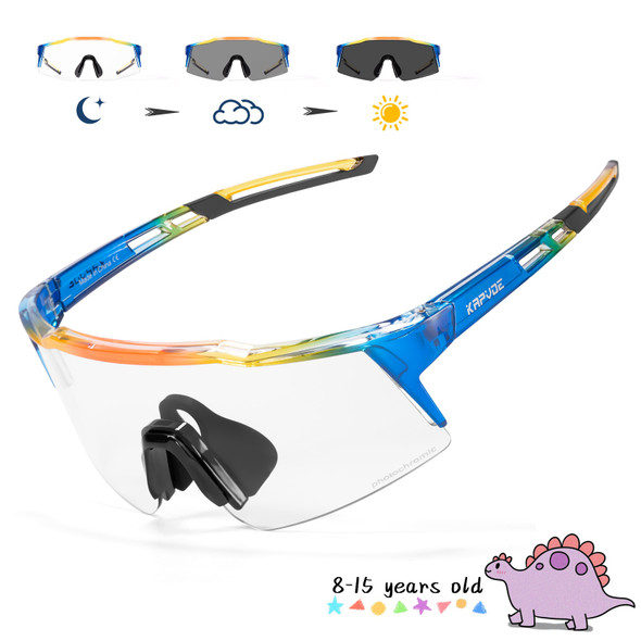 Kapvoe Kids Personality Classic Outdoor Sun Protection Child Cycling Glasses Boys Girls Protect Eyes UV400 Sunglasses Children