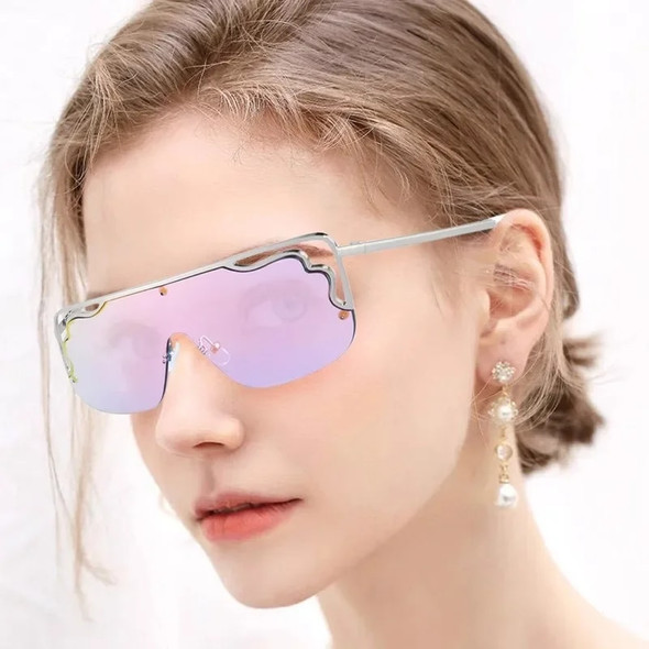 Retro Sunglasses for Men and Women, One Square Frame, Reflective Sunglasses, Comfortable, Elegant, Personality, Fashion Retro Sunglasses for Men and Women, One Square Frame, Reflective Sunglasses, Comfortable, Elegant, Personality, Fashion