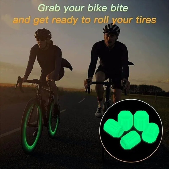 Bicycle Valve Cap Universal Tyre Rim Stem Covers Nozzles Light Luminous Tire Valve Cap for Motorcycle Bike Accessories