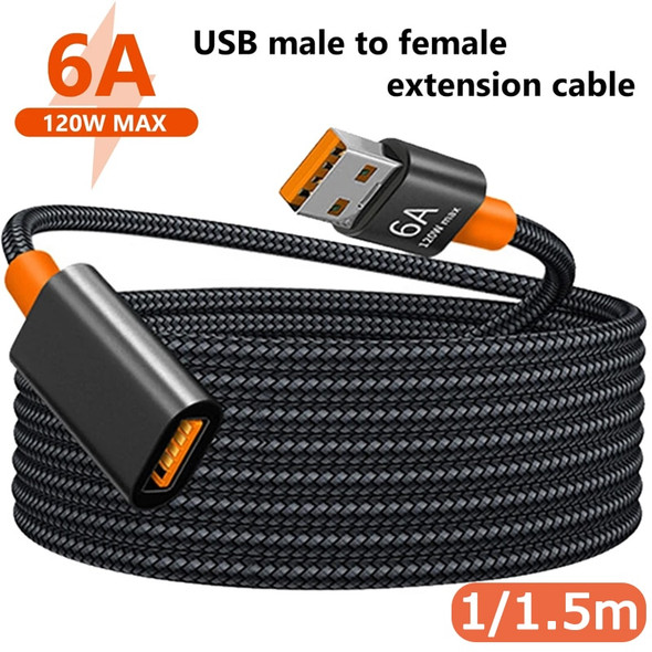 6a Usb 3.0 Extension Cable Female To Male Extender Cord High Speed