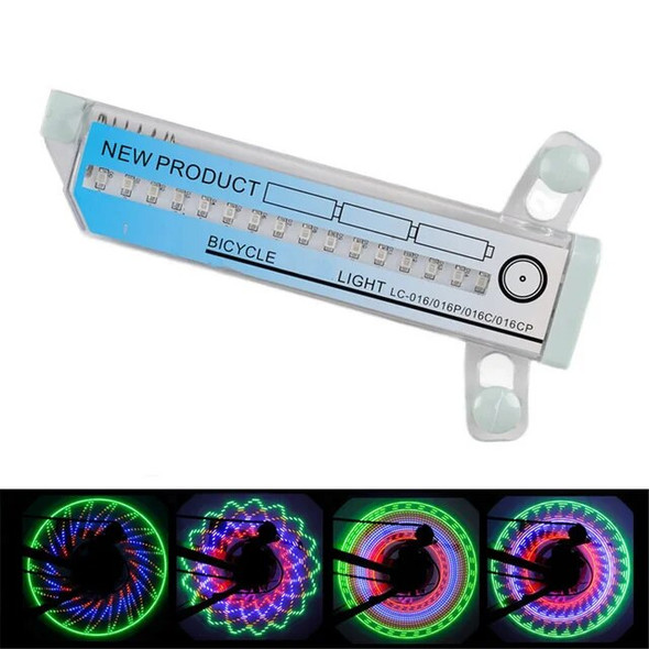 Bike Wheel Light Waterproof Bicycle Spoke Light Safety Tire Light 30 Different Patterns Change Without Battery Bike Accessories