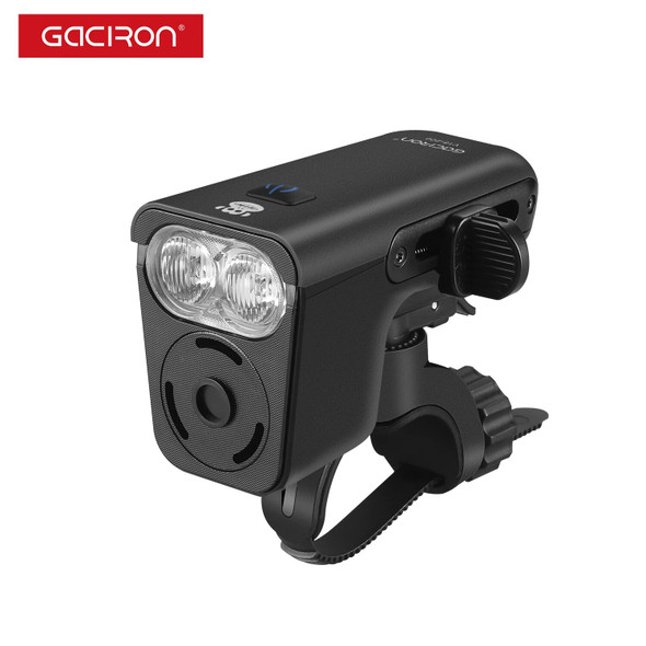 Gaciron V18 Multifunctional Bike Horn With Light Lighting & Horn 2 in 1 Bicycle light 4 Working Mode Bicycle Accessories