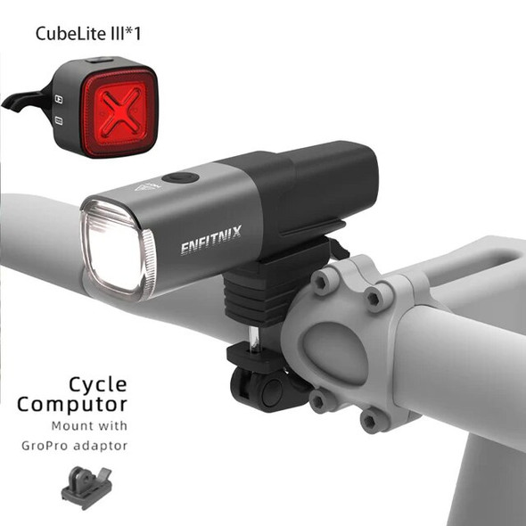 Enfitnix Navi800 Bicycle Light USB LED Rechargeable Set Mountain Cycle Front Cycling Safety Warning Lamp 800 lumens