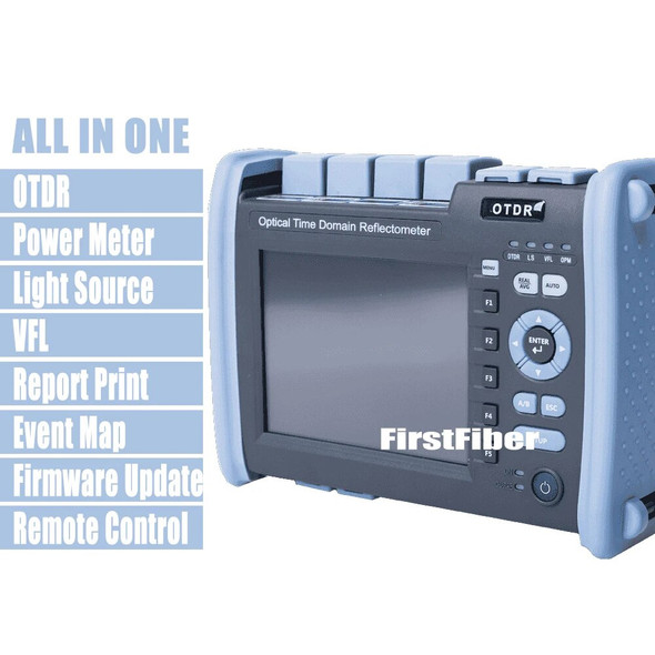 FF-990PRO-S3 Optical Time Domain Reflectometer OTDR 1310/1550nm 42/40dB Built VFL OPM OLS Touch Screen, SC ST FC LC Connector