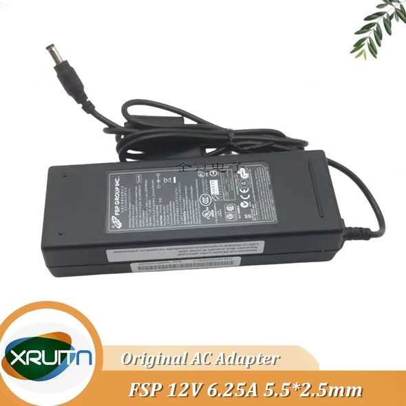 Genuine FSP 12V 6.25A 75W AC Adapter Charger For Polycom G500 GROUP SERIES 500 VIDEO CONFERENCE Power Supply FSP FSP075-DMAA1