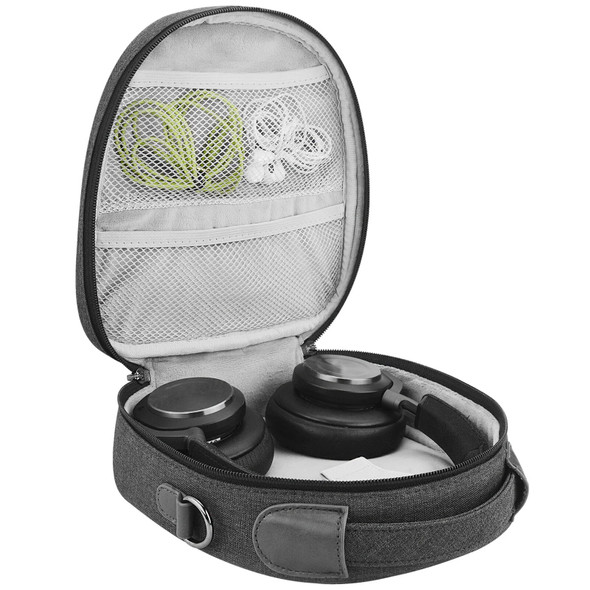 Geekria Headphone Pouch Compatible with Anker Soundcore Life Q35, Parrot Zik 2, Plantronics BackBeat GO 810 Case (Grey) Geekria Headphone Pouch Compatible with Anker Soundcore Life Q35, Parrot Zik 2, Plantronics BackBeat GO 810 Case (Grey)