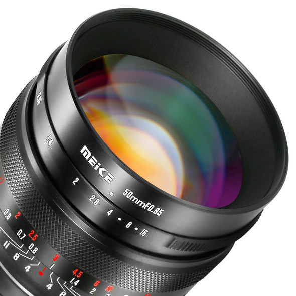 Meike 50mm F0.95 Aps-c Manual Focus Lens E/ X/ M43/ Efm/ Z Mount Lens