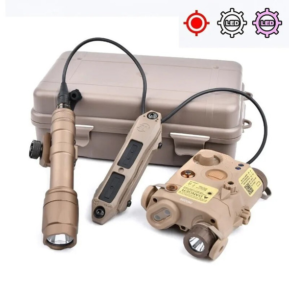 WADSN PEQ 15 Airsoft Red Green Blue Powerful Laser Dot IR Indicator Surefir M600 M600C Flashlight Dual Control Pressure Switch WADSN PEQ 15 Airsoft Red Green Blue Powerful Laser Dot IR Indicator Surefir M600 M600C Flashlight Dual Control Pressure Switch