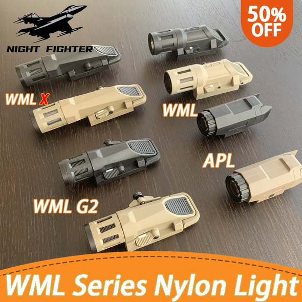 WML GEN 2 APL Flashlight Nylon Tactical Hanging Scout Light INFORCE Weapon Gun Light Airsoft Hunting Pistol Rifle Strobe Light