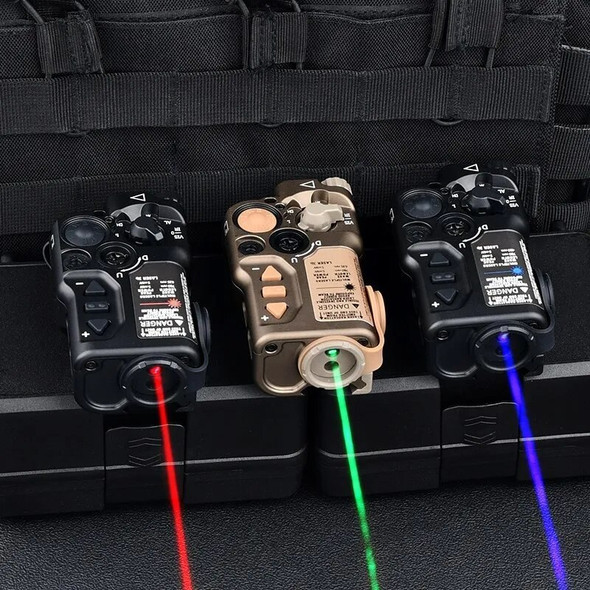 Airsoft Tactical M600C Flashlight RAID-X Red Green Blue Laser IR Sight Indicator Dual Function Pressure Switch Wadsn Hunting Set